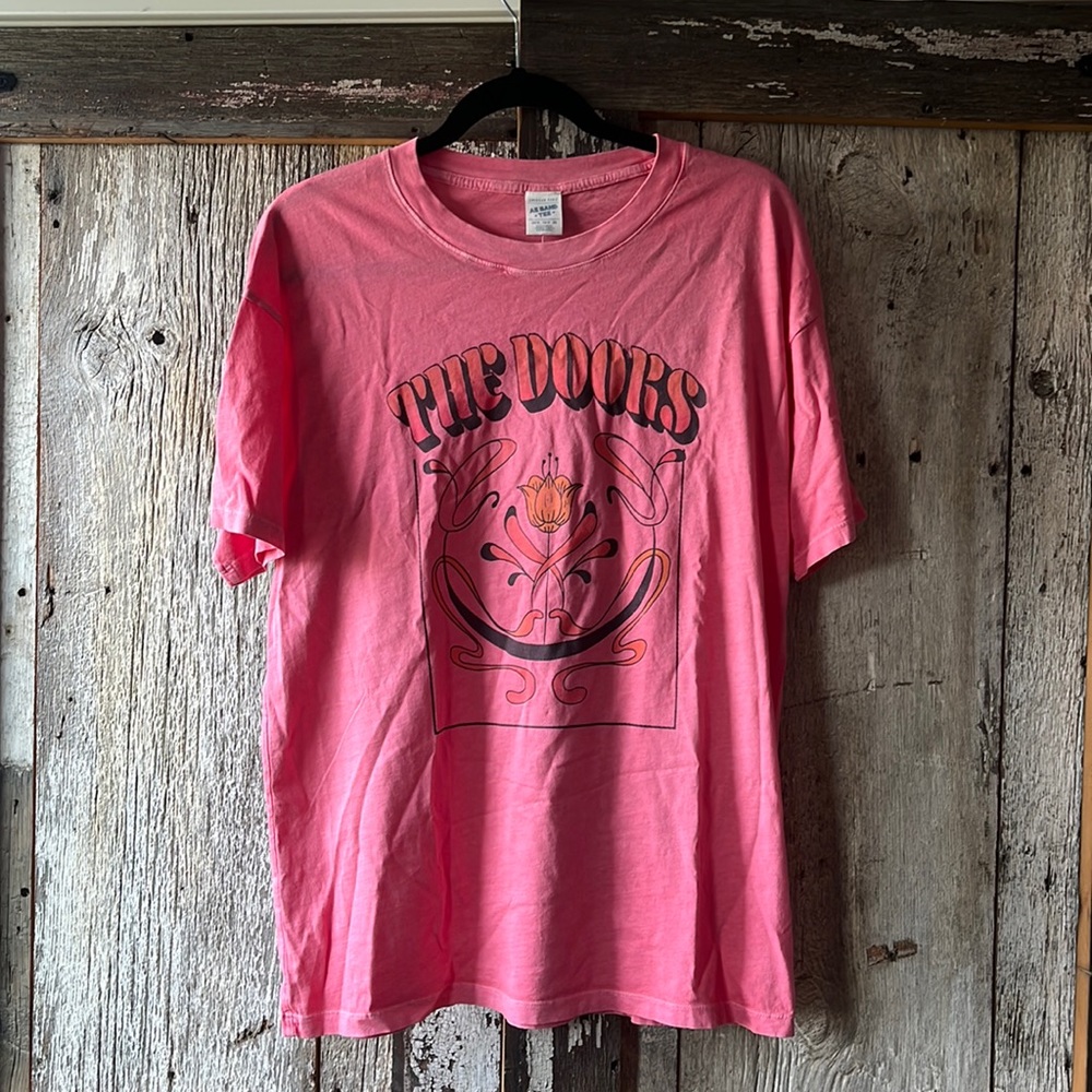 American Eagle, The Doors, AE Band Tee, XS/S, Pink, NWT